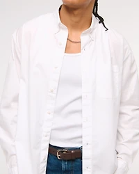 Poplin Button-Up Shirt