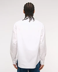 Poplin Button-Up Shirt
