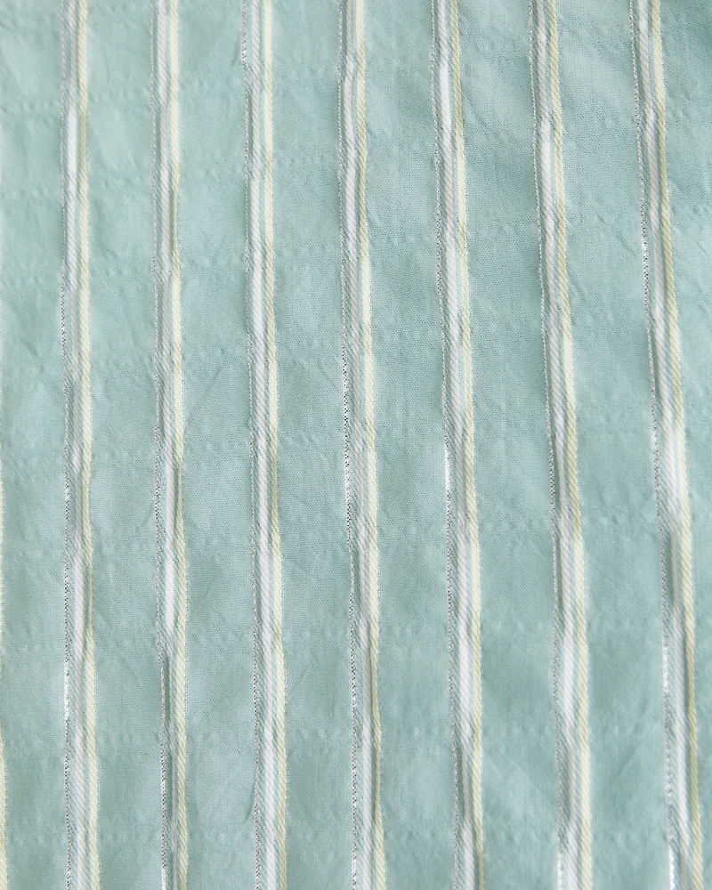 Pride Long-Sleeve Striped Button-Up Shirt