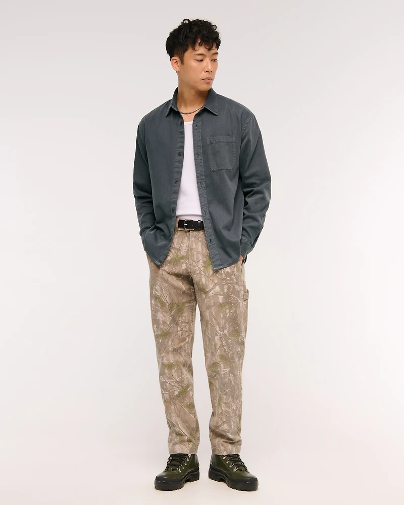 Twill Button-Up Shirt