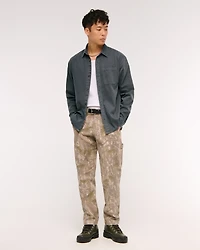 Twill Button-Up Shirt