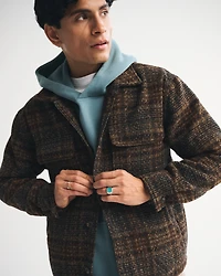 Boucle Shirt Jacket