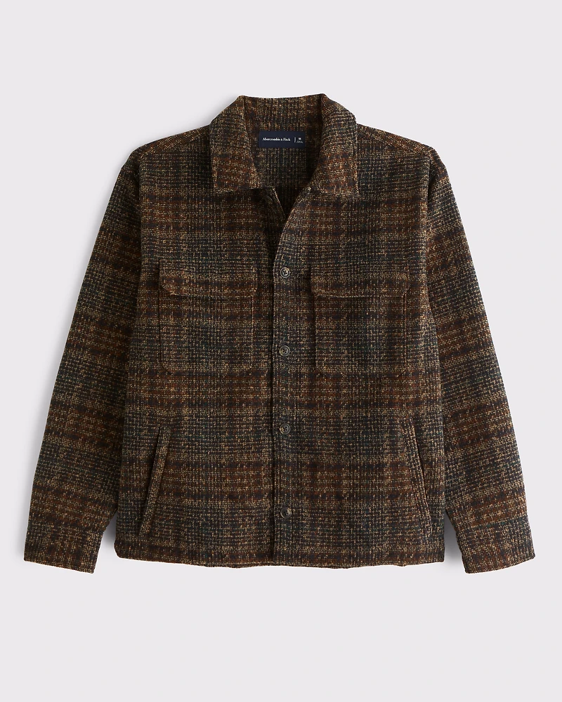 Boucle Shirt Jacket