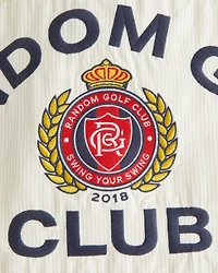 Short-Sleeve Cropped Random Golf Club Button-Up Shirt