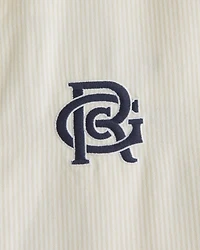 Short-Sleeve Cropped Random Golf Club Button-Up Shirt