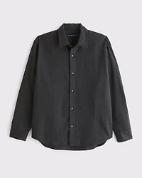 Brushed Button-Up Shirt