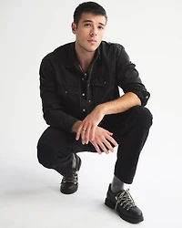 Denim Button-Up Shirt