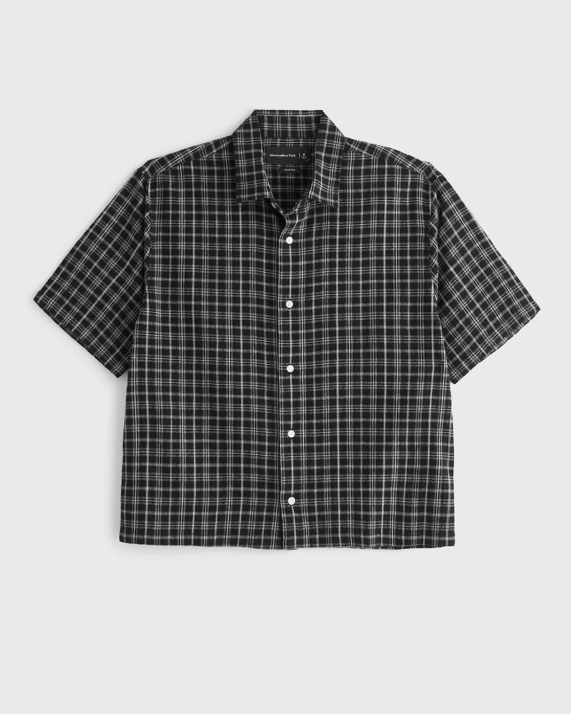 Short-Sleeve Button-Up Shirt