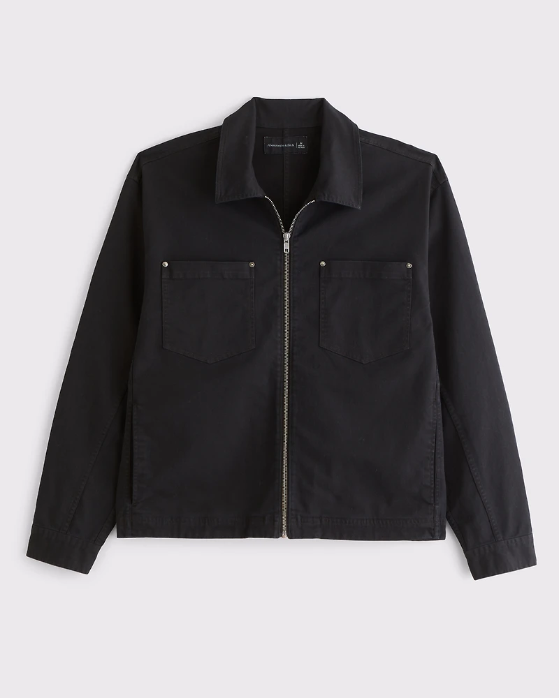 Zip Shirt Jacket