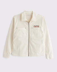 Transitional Zip Shirt Jacket