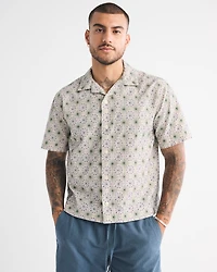 Camp Collar Lace Shirt