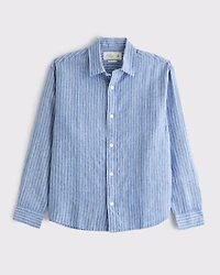 Premium Linen Button-Up Shirt