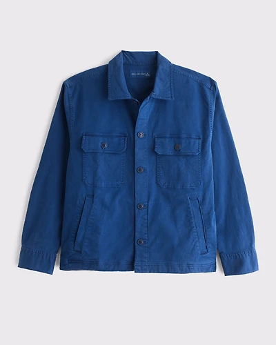 Twill Shirt Jacket