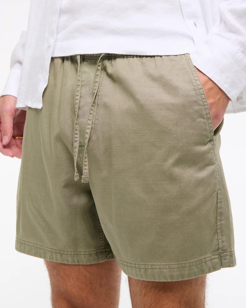 Cotton-Blend Pull-On Short