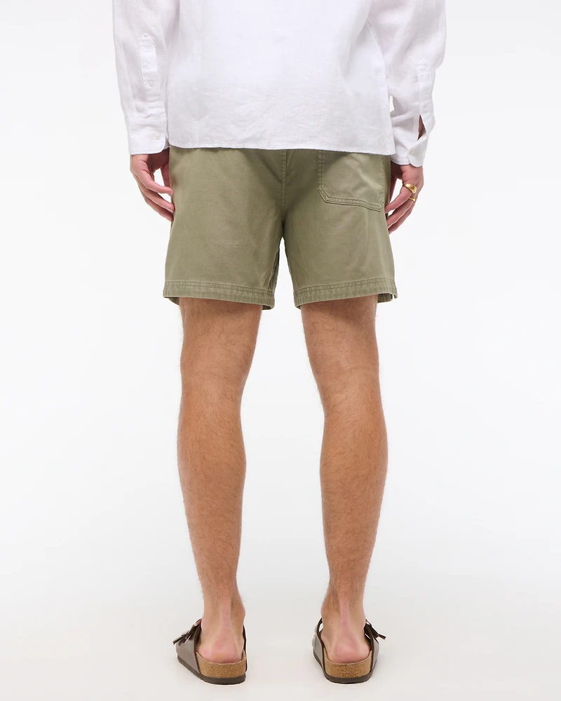 Cotton-Blend Pull-On Short