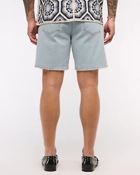 Athletic Loose Denim Short