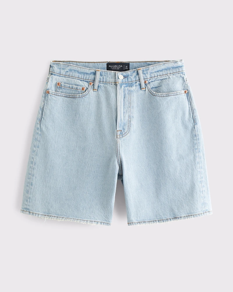 Athletic Loose Denim Short