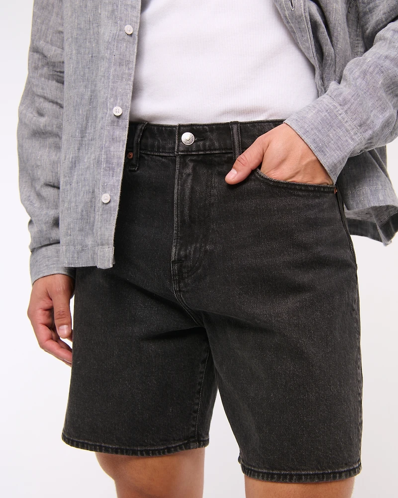 Athletic Loose Denim Short