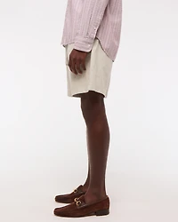 Relaxed Linen-Blend Pull-On Short