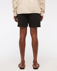 Linen-Blend Pull-On Short