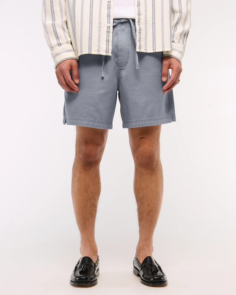Cotton-Blend Pull-On Short