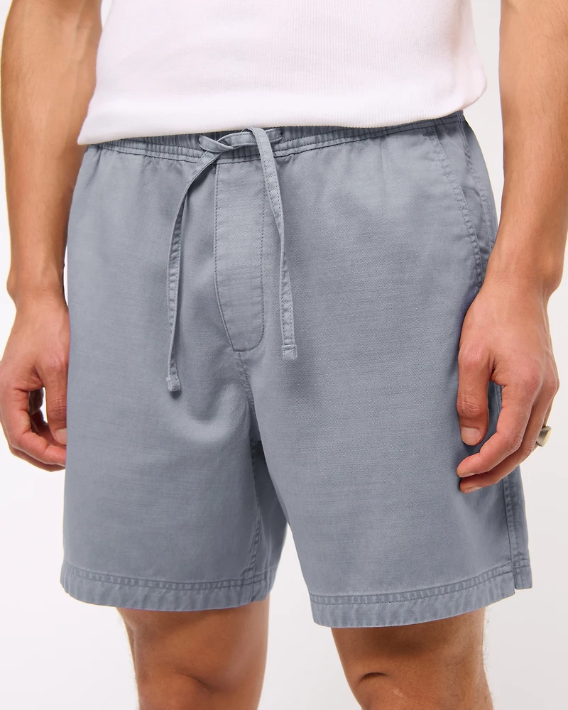 Cotton-Blend Pull-On Short