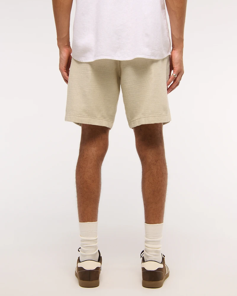 Cotton Texture Pull-On Short