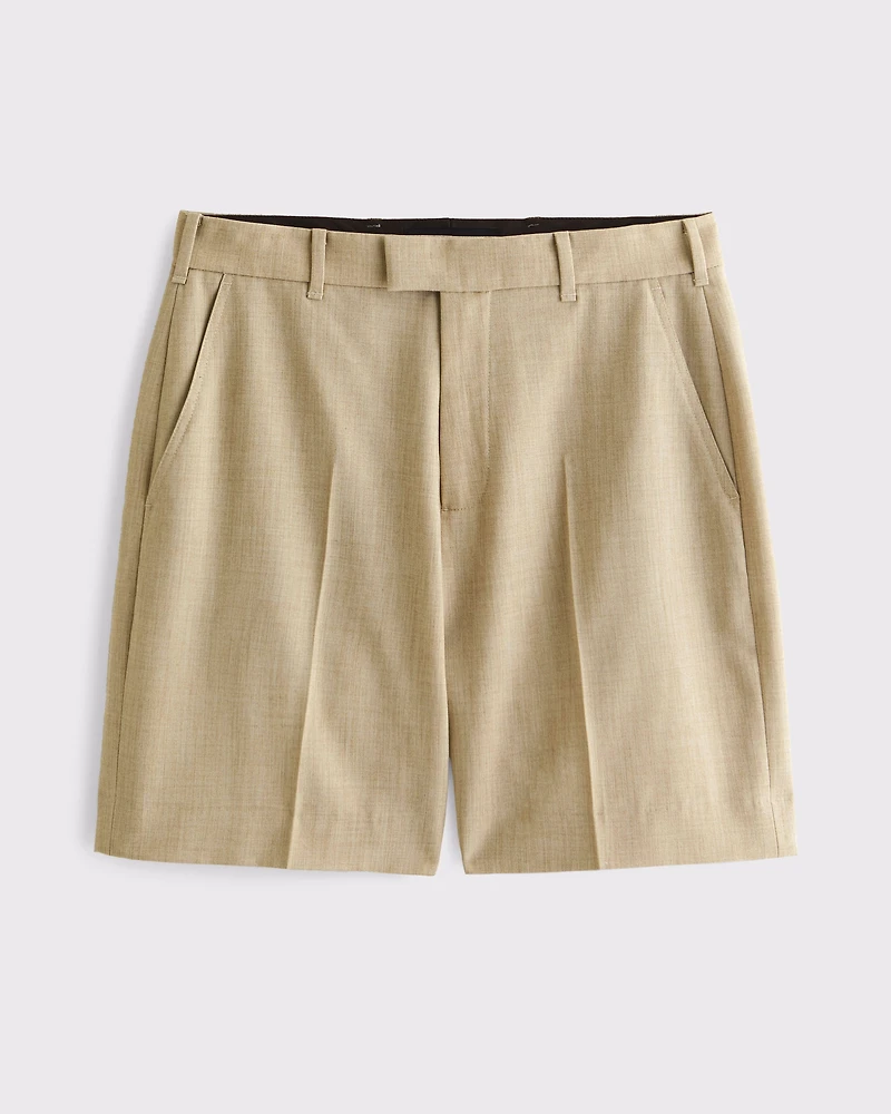 The A&F Collins Linen-Blend Suit Short