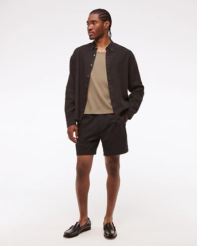 Cotton-Blend Pull-On Short