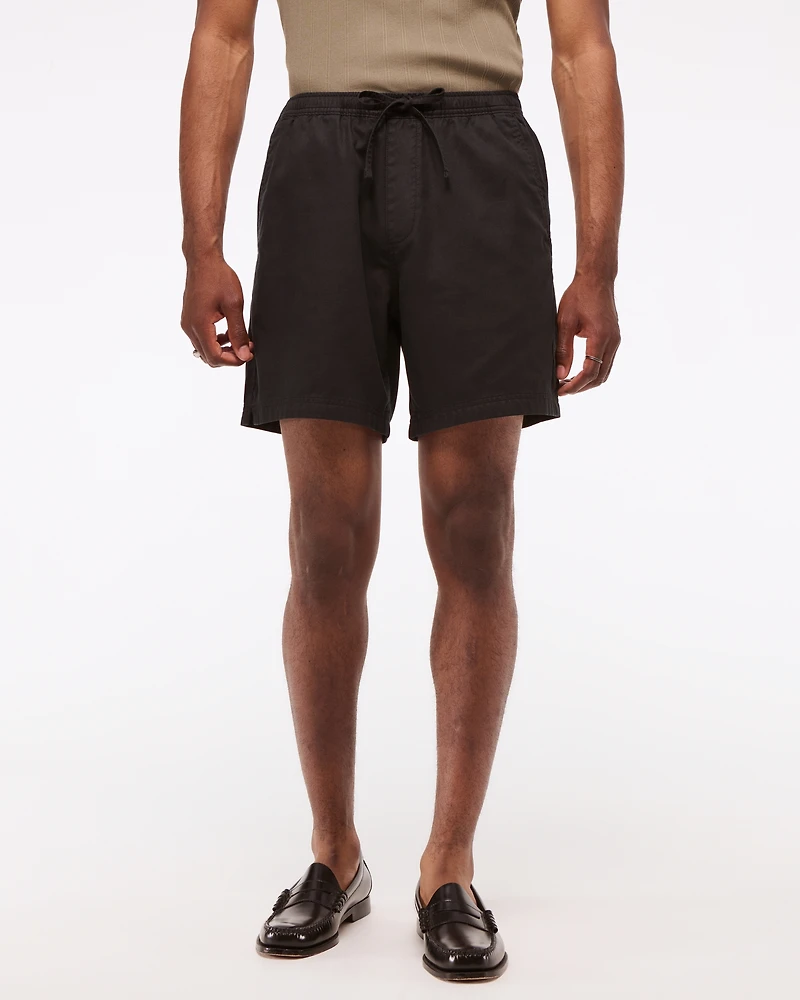 Cotton-Blend Pull-On Short
