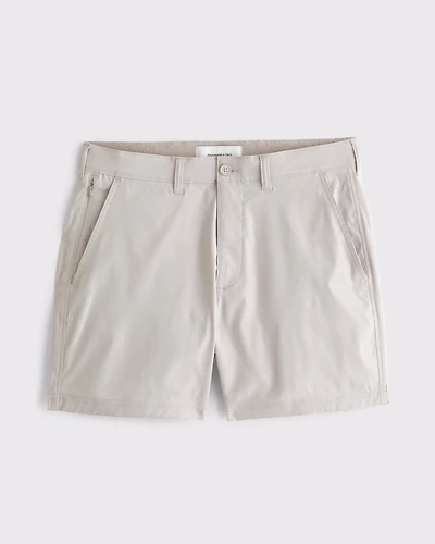 A&F Go-To Plainfront Short