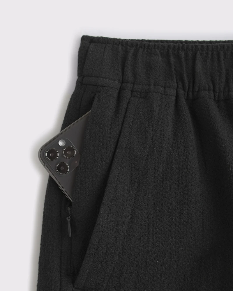 Linen-Blend Pull-On Short