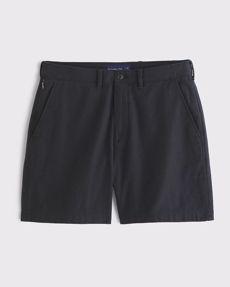 Cotton Plainfront Short