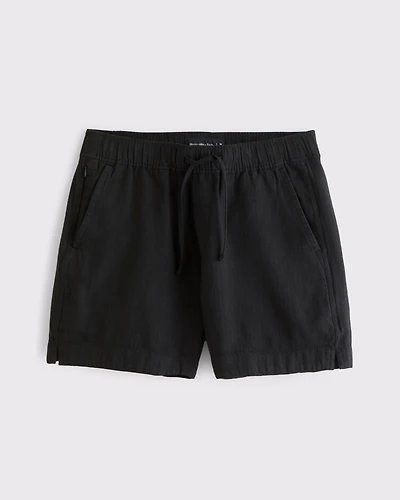 Textured Pull-On Short