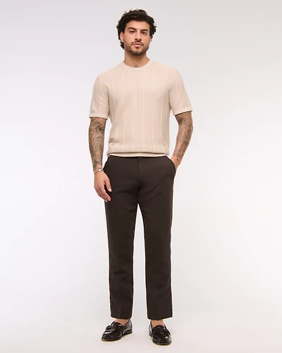 Athletic Straight Fixed Waist Pant