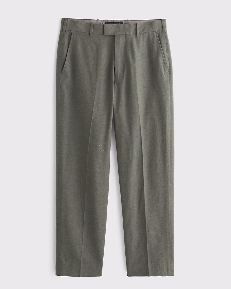 The A&F Collins Linen-Blend Suit Pant