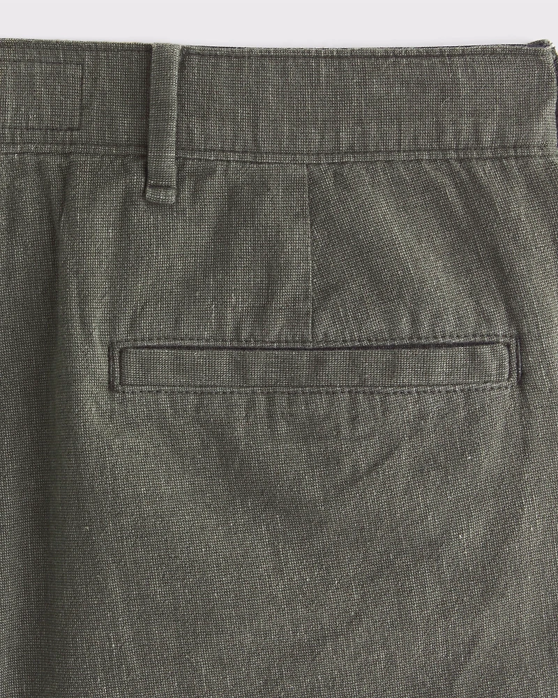 The A&F Collins Linen-Blend Suit Pant