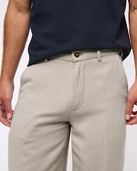 Baggy Tailored Linen-Blend Trouser