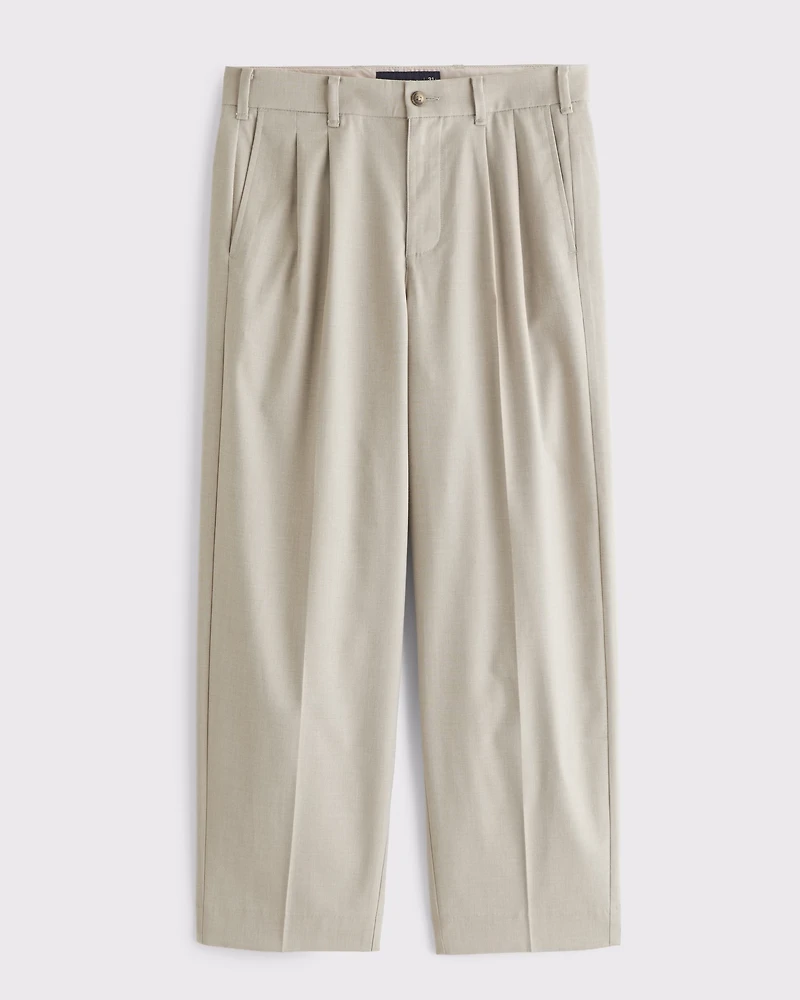 Pleated Baggy Trouser