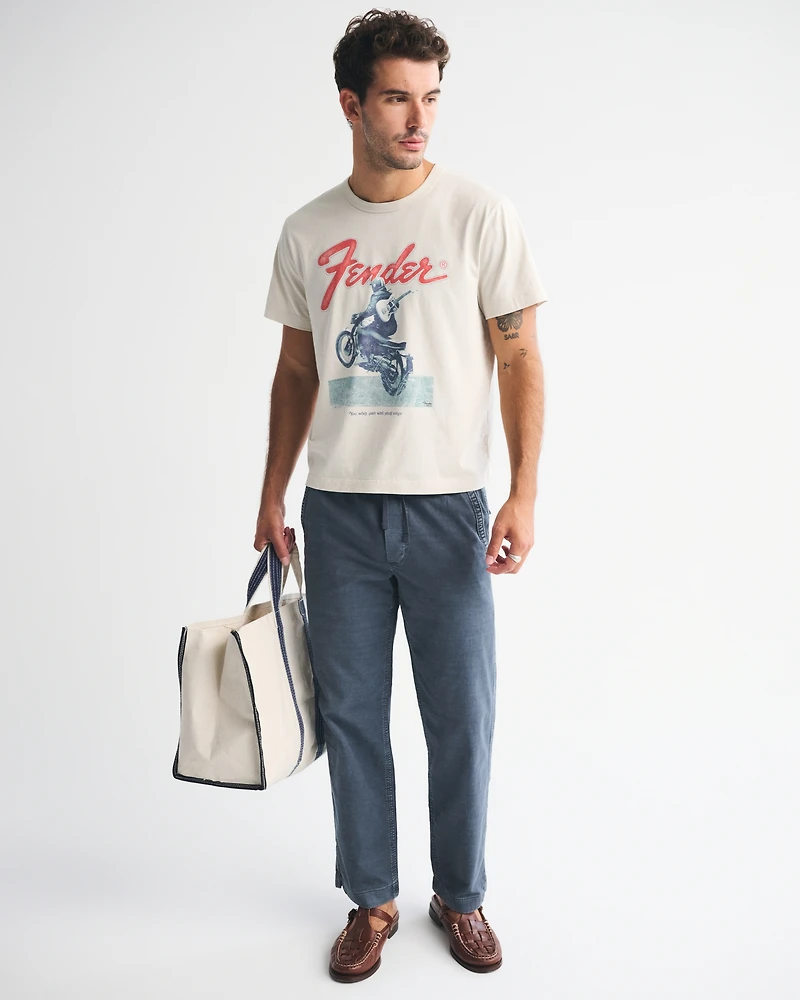 Relaxed Straight Sea Fade Pull-On Pant