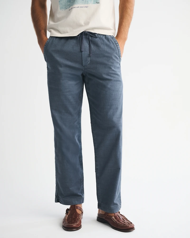 Relaxed Straight Sea Fade Pull-On Pant