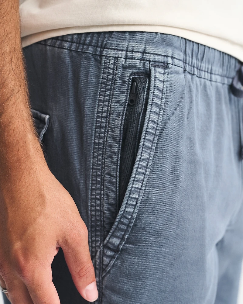 Relaxed Straight Sea Fade Pull-On Pant