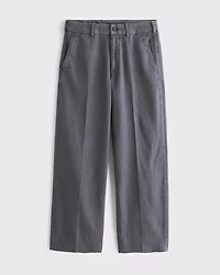 Tailored Linen-Blend Pant