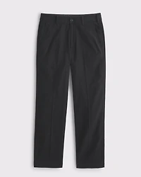 Linen-Blend Relaxed Straight Trouser