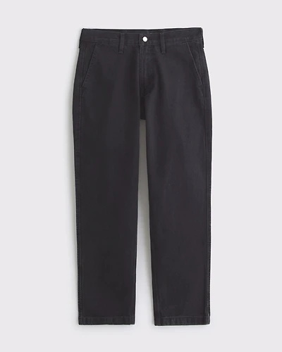Relaxed Straight Denim Trouser