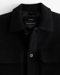 Cropped Dressy Trucker Jacket
