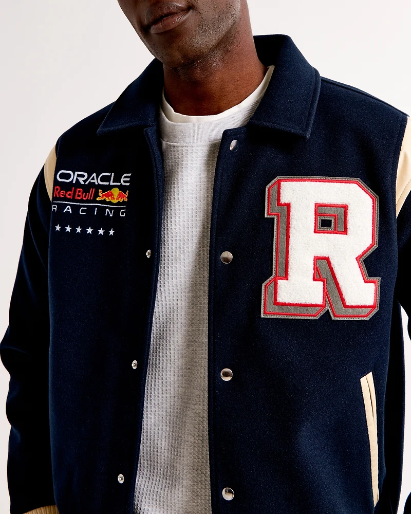 Oracle Red Bull Racing Varsity Bomber Jacket