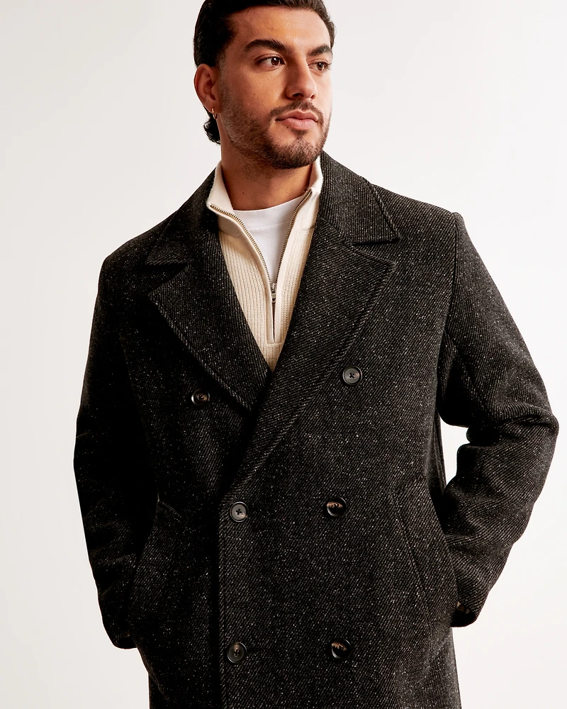 Double-Breasted Long Coat