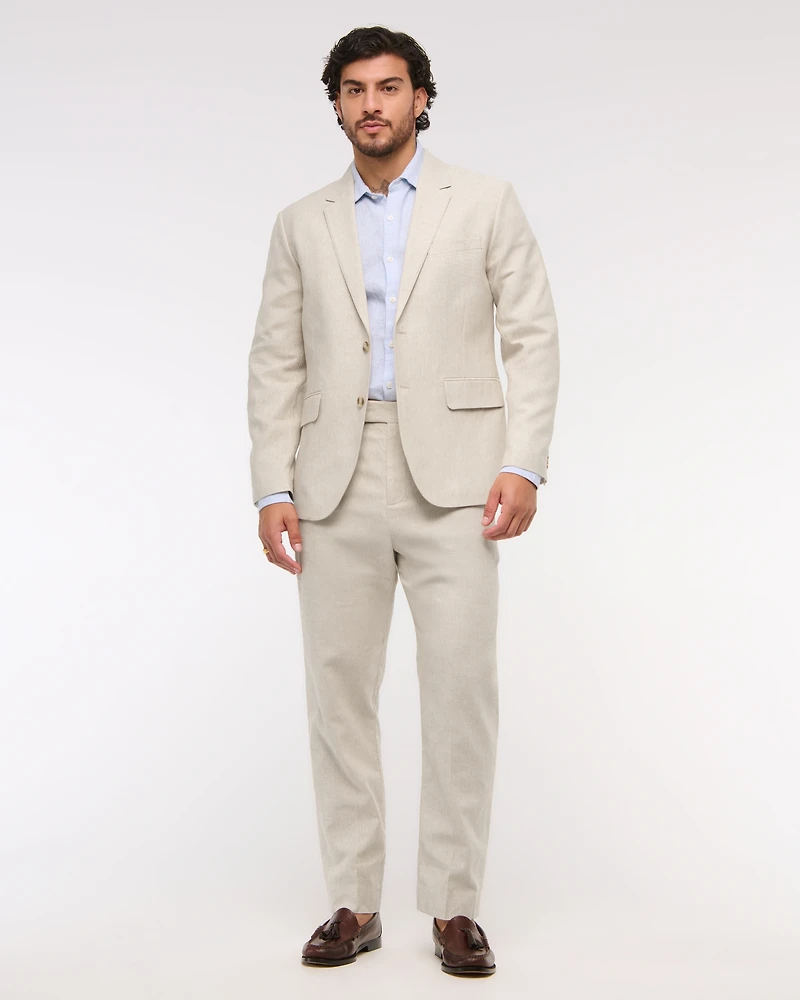 The A&F Collins Athletic Fit Linen-Blend Blazer