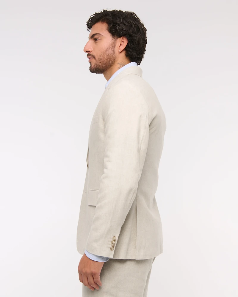 The A&F Collins Athletic Fit Linen-Blend Blazer